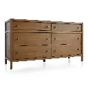 Keane Solid Wood 6-Drawer Dresser -Driftwood 01 (4).webp