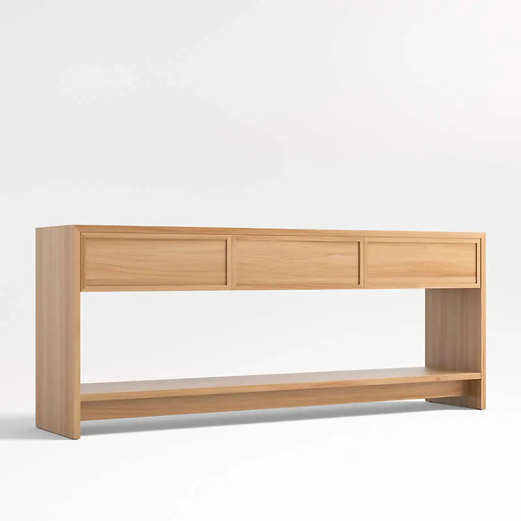 Calypso Rectangular Storage Console Table - Natural Wood 03.webp