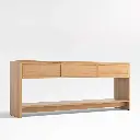 Calypso Rectangular Storage Console Table - Natural Wood 03.webp