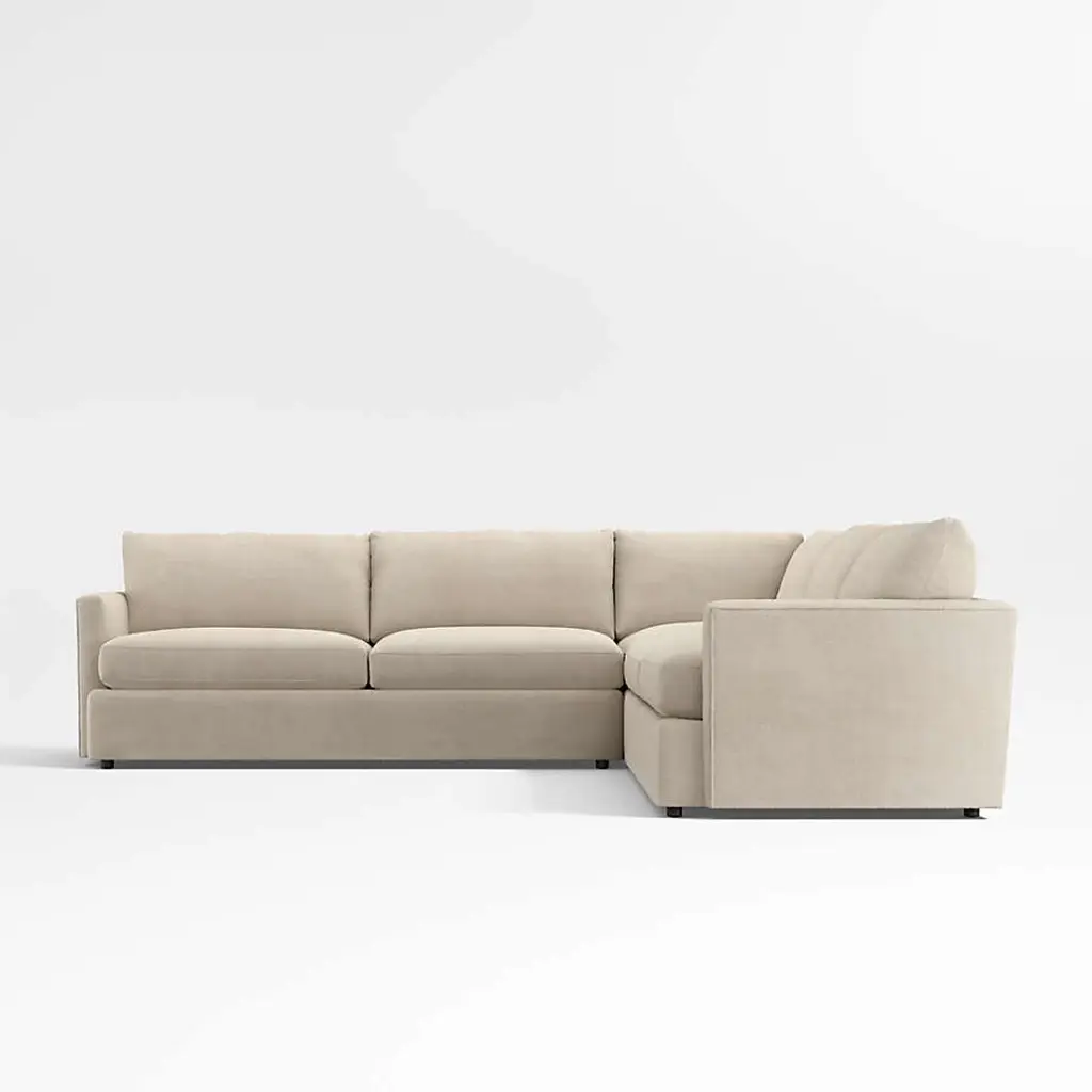 Lounge 3-Piece L-Shaped Sectional Sofa - Chenille Chai 02.webp