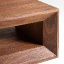 Vernon Rectangular Coffee Table with Shelf - Walnut Wood 05.webp