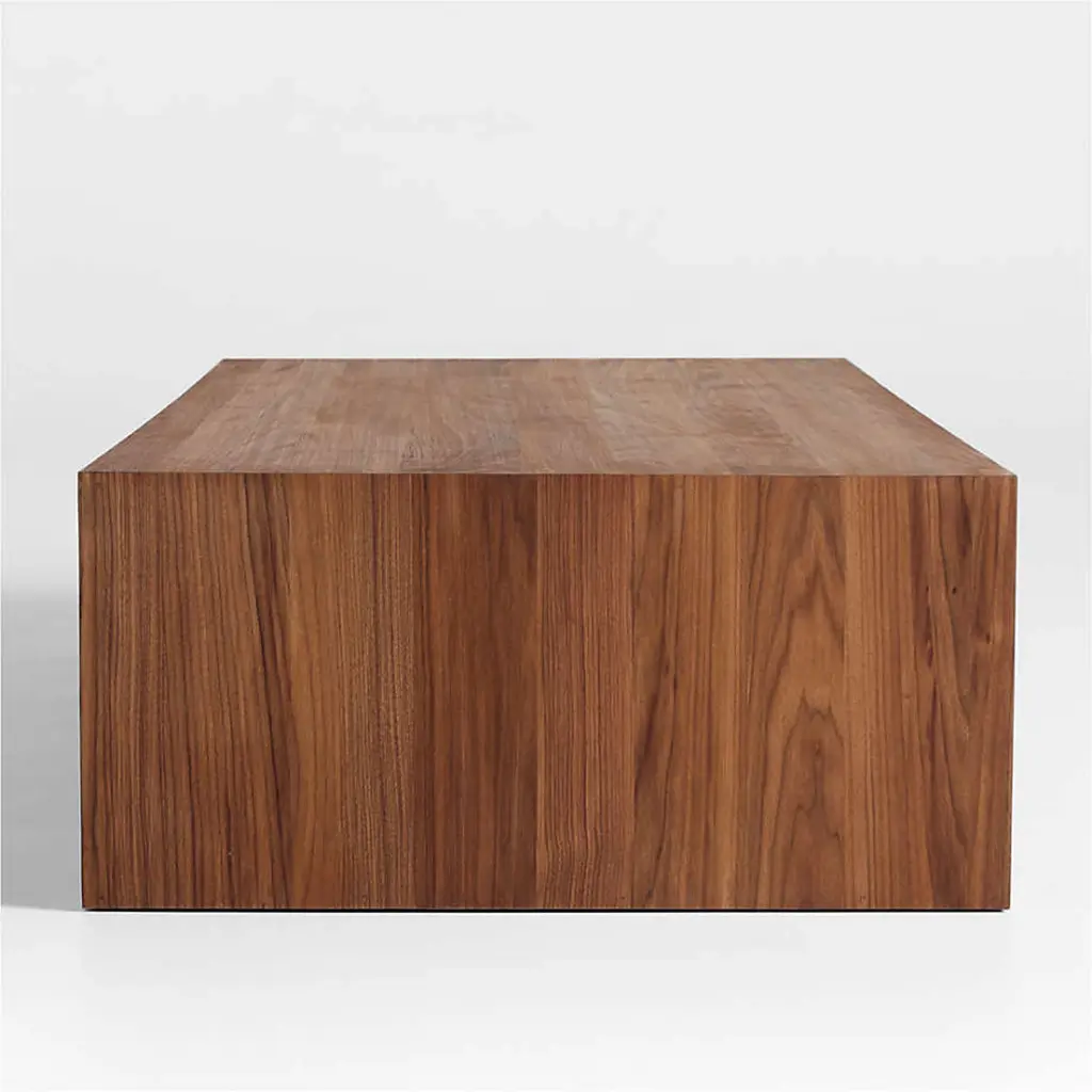 Vernon Rectangular Coffee Table with Shelf - Walnut Wood 03.webp