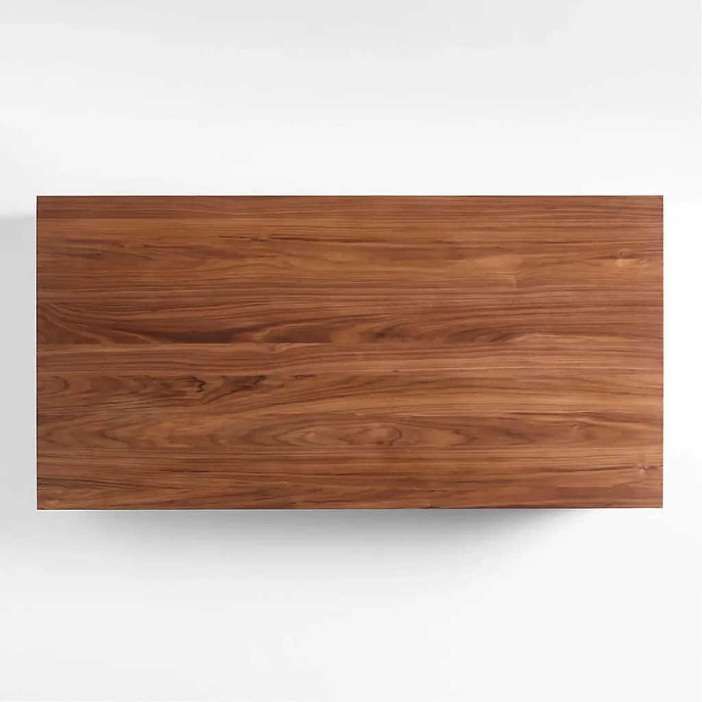 Vernon Rectangular Coffee Table with Shelf - Walnut Wood 04.webp