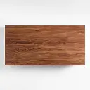 Vernon Rectangular Coffee Table with Shelf - Walnut Wood 04.webp