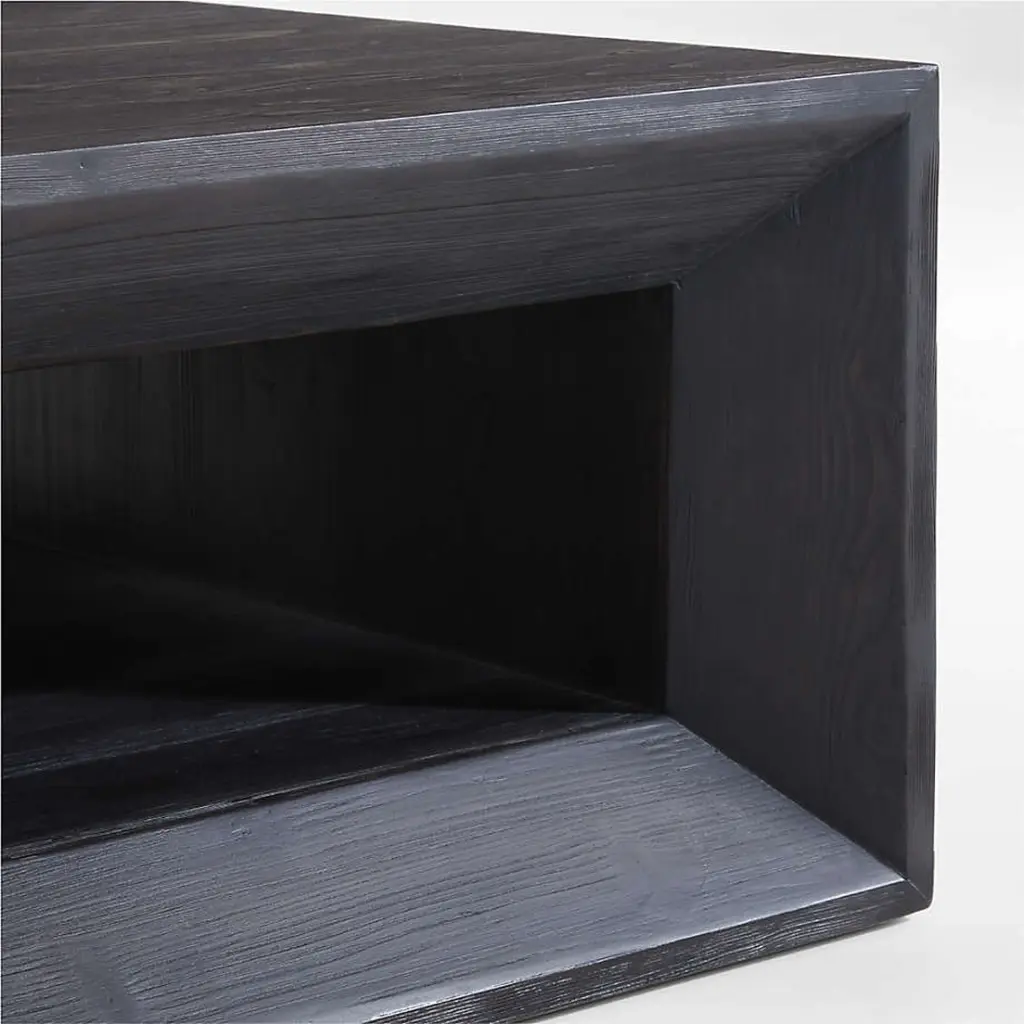 Vernon Rectangular Coffee Table with Shelf - Ebonized 05.webp
