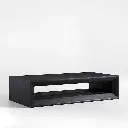 Vernon Rectangular Coffee Table with Shelf - Ebonized 02.webp