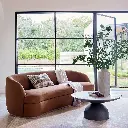 Dev Round Coffee Table - Taupe Marble and Grey Metal 07.webp