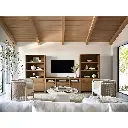 Storage Media Console Set - Driftwood 02.webp