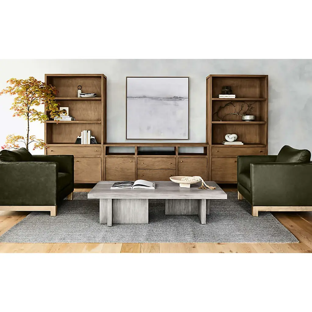Storage Media Console Set - Driftwood 03.webp