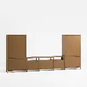 Storage Media Console Set - Driftwood 08.webp
