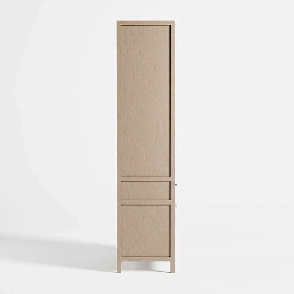 Storage Media Console Set - Natural Wood 05.webp