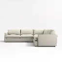 Lounge 3-Piece L-Shaped Sectional Sofa - Taft Cement 01.webp