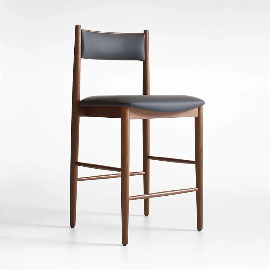 Ash Black Leather Counter Stool 03.webp