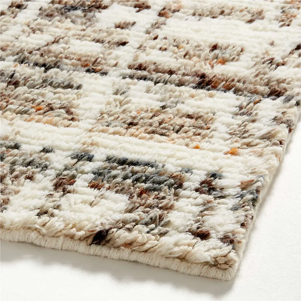 Wool Hand-Knotted Tan Area Rug 04.webp