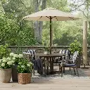 Outdoor dining umbrella plants-4.webp