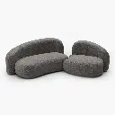 Cresmo Wool-like Curved 2-Piece - Wool Grey 05.webp