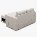 Elva 2 Seats Modular Velvet Pull-out Sleeper Sofa - Velvet Light 04.webp