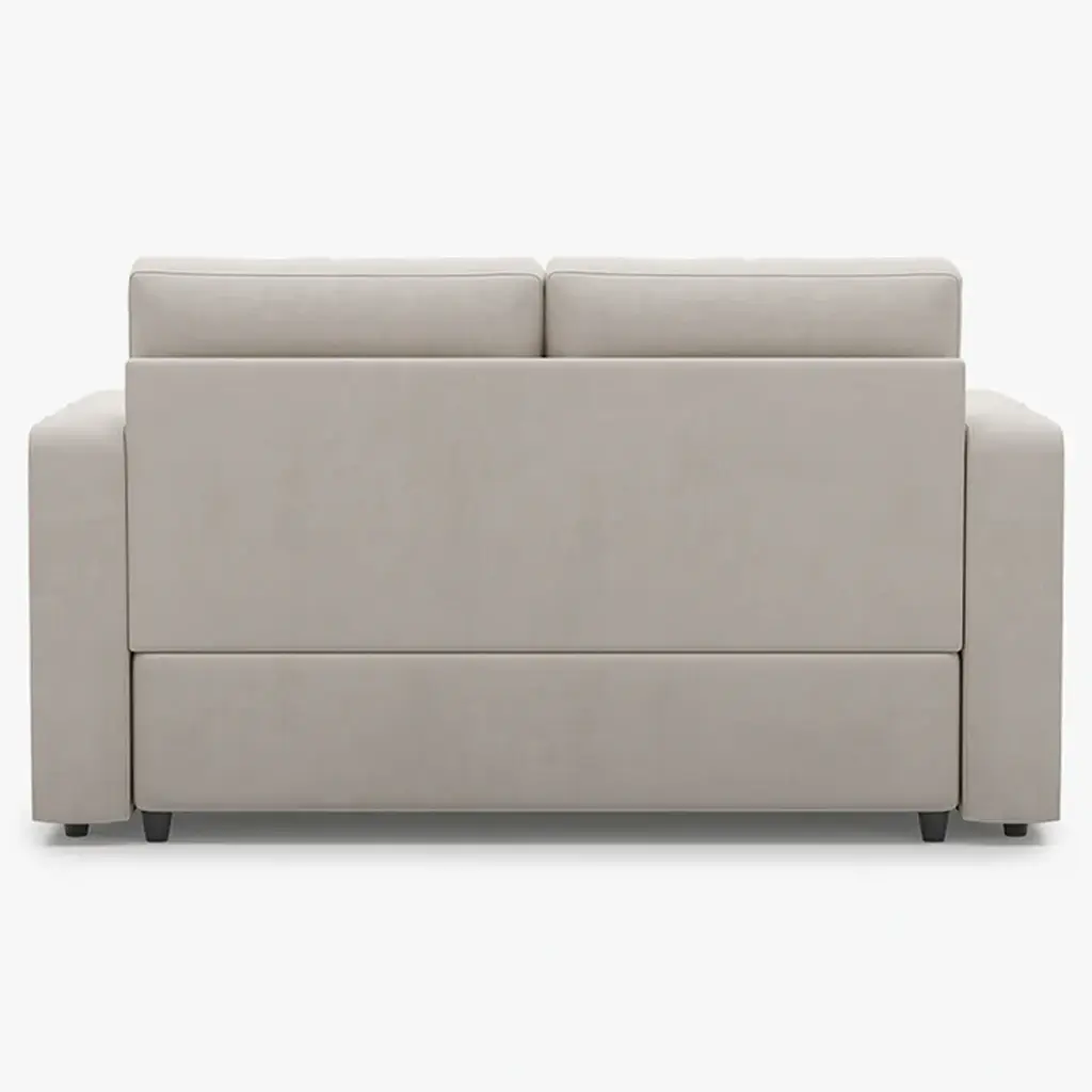 Elva 2 Seats Modular Velvet Pull-out Sleeper Sofa - Velvet Light 05.webp