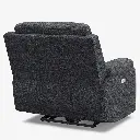 Belffin Modern Chenille Power Recliner - Dark Grey 03.webp