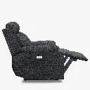 Belffin Modern Chenille Power Recliner - Dark Grey 06.webp
