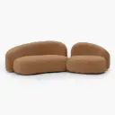 Modern Roots Wool-like Curved sofa