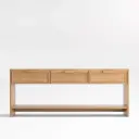 TimberCraft Rectangular Storage Console Table