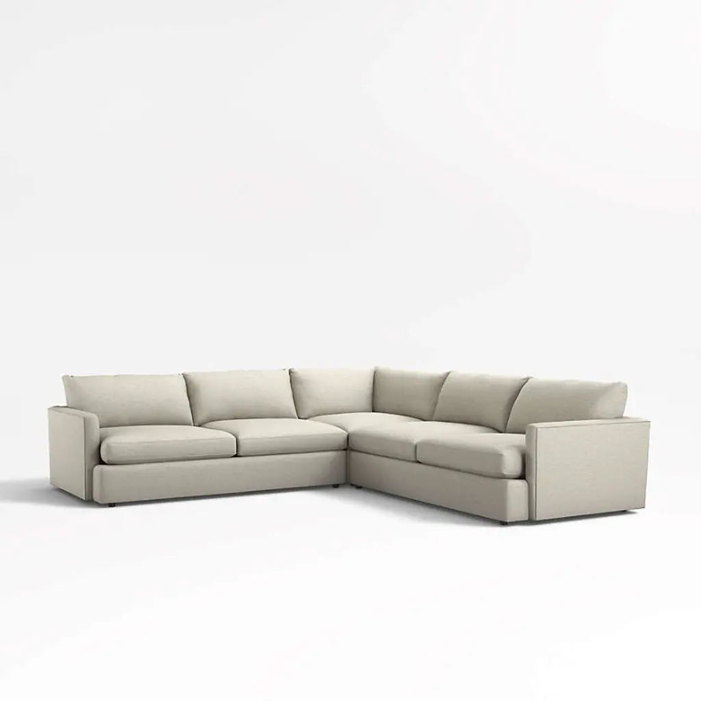 Lounge L-Shaped Sectional Sofa (Taft Cement)
